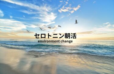 セロトニンを高める職場朝活-environment change